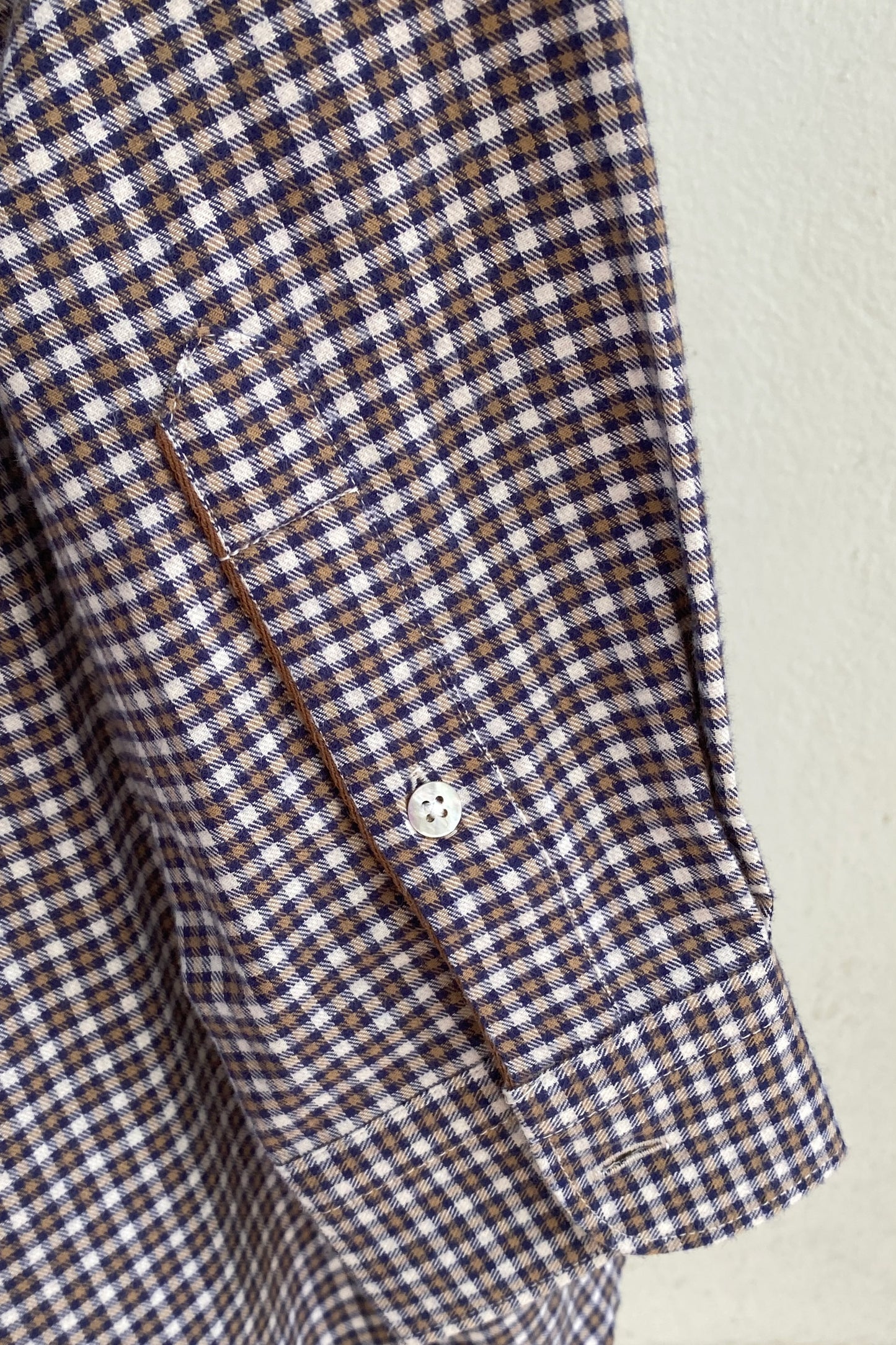 Alley Docks Camisa de franela minicuadros
