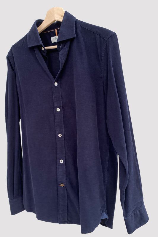 Alley Docks Camisa de micropana dark navy
