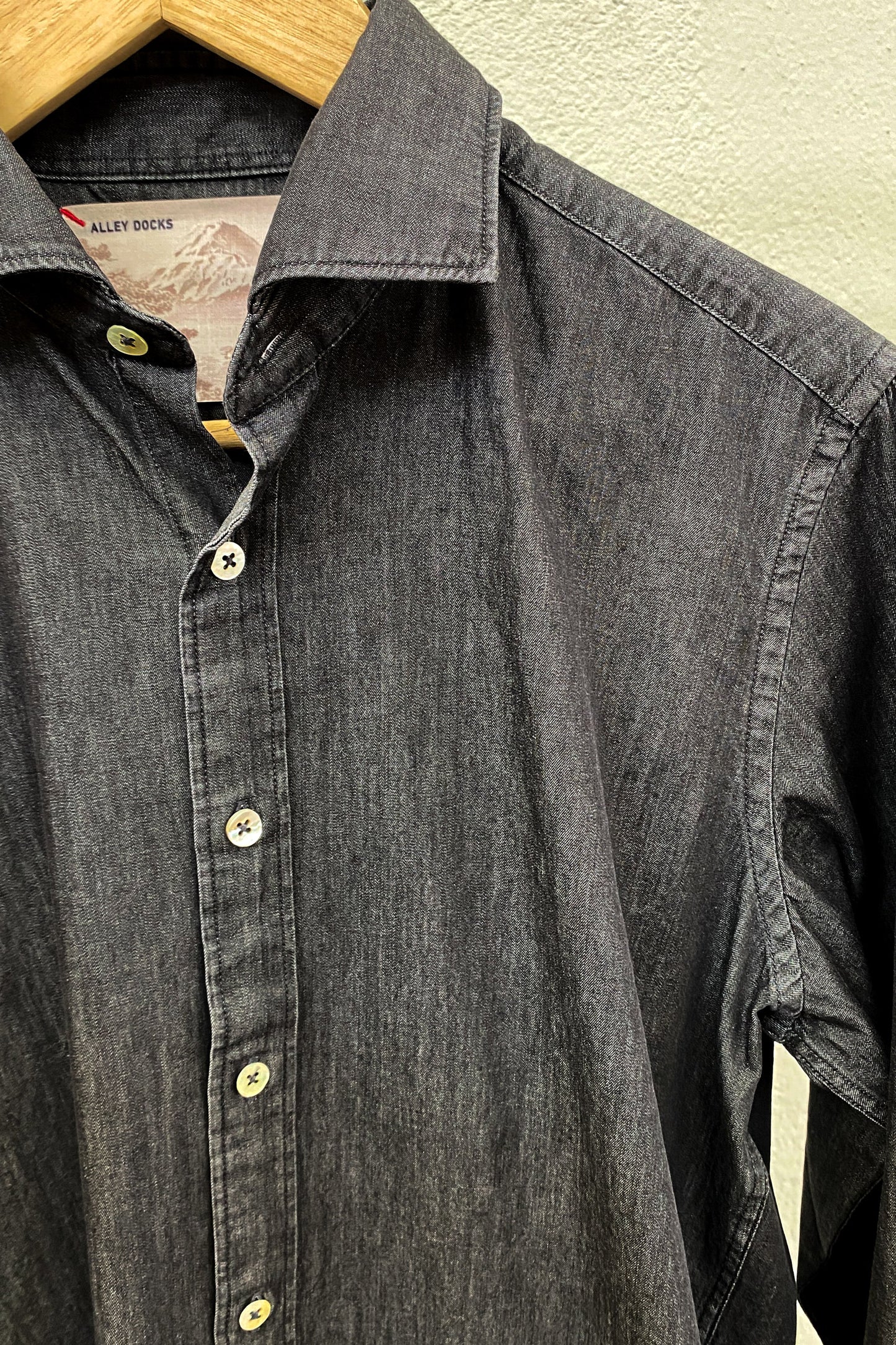 Alley Docks Camisa vaquera black medium