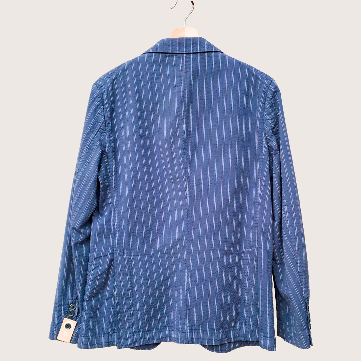 At.p.co Blazer de seersucker azul