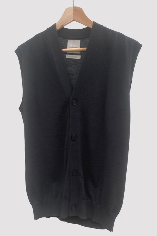 At.p.co Chaleco de lana de merino con botones