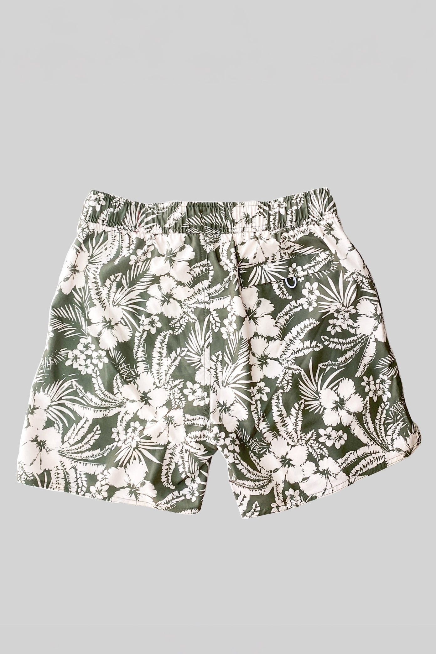 Barts Amsterdam Traje de Baño verde flores hawaiana