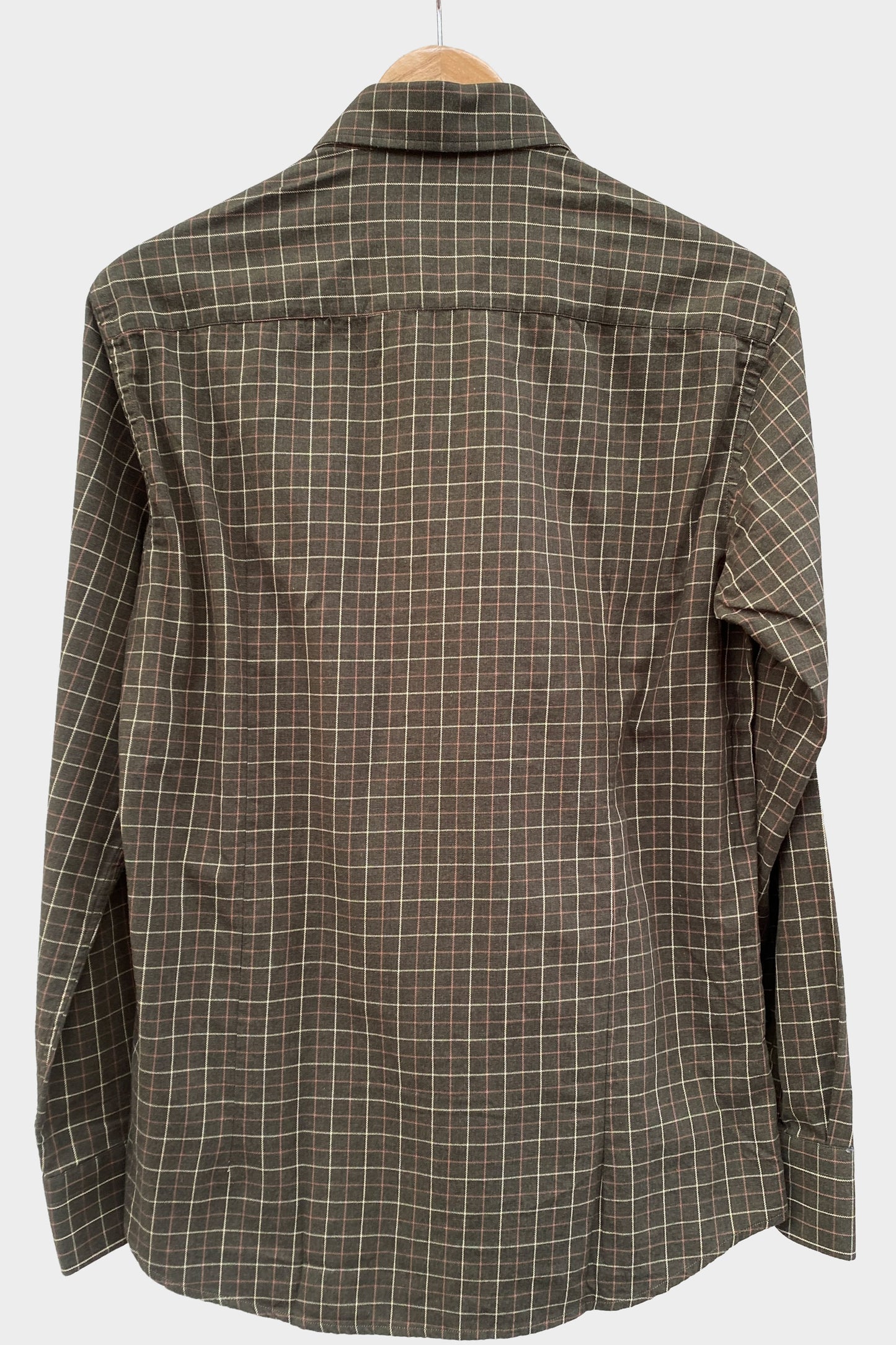 Bastoncino Camisa de verde con dibujo de cuadros