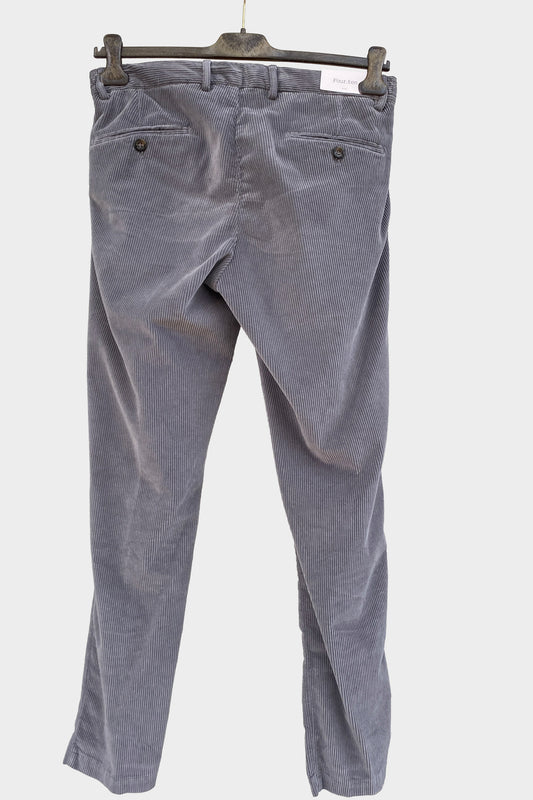 Four.ten Pantalón pana gorda con cordón y goma gris