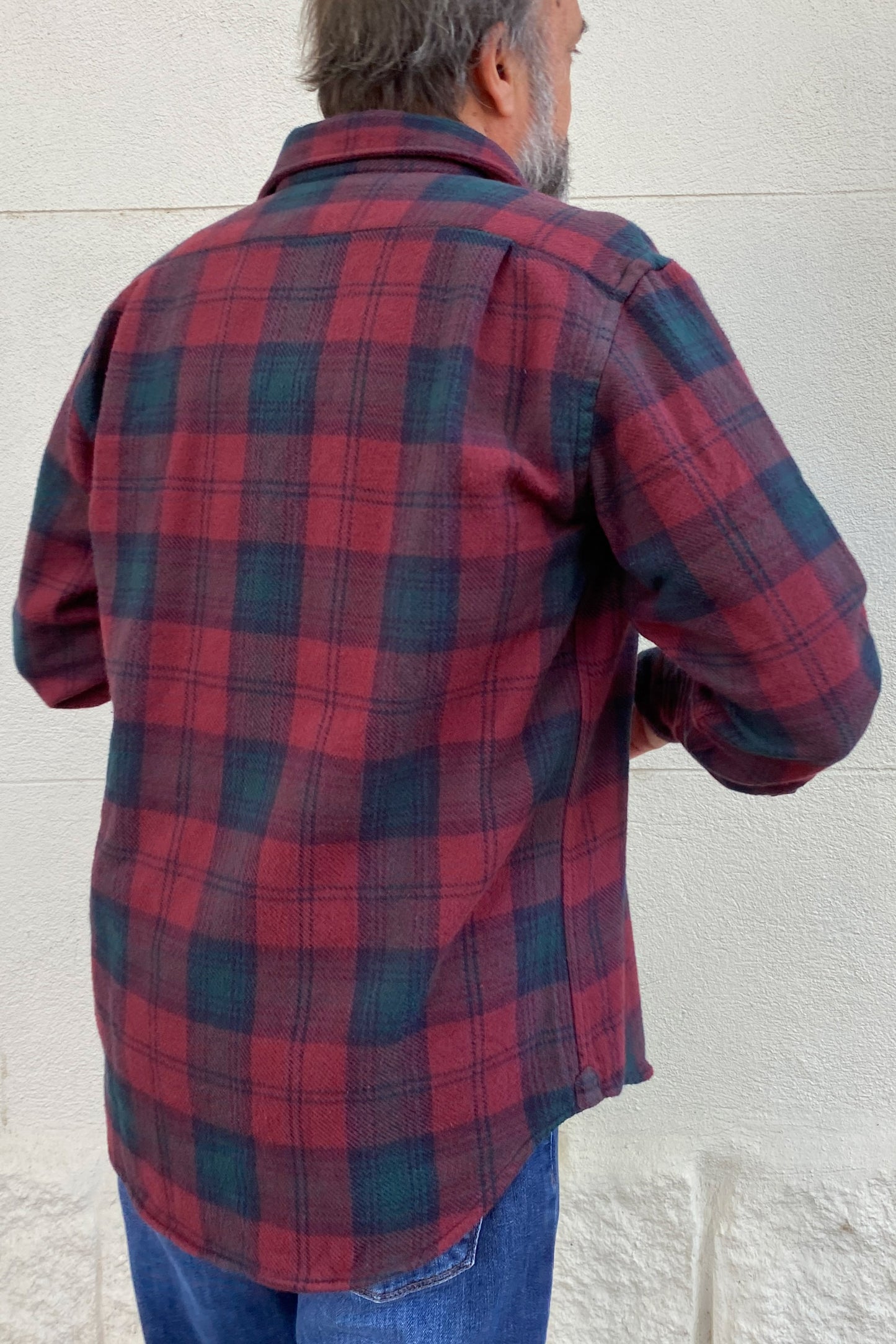 Hartford Camisa de cuadros burdeos