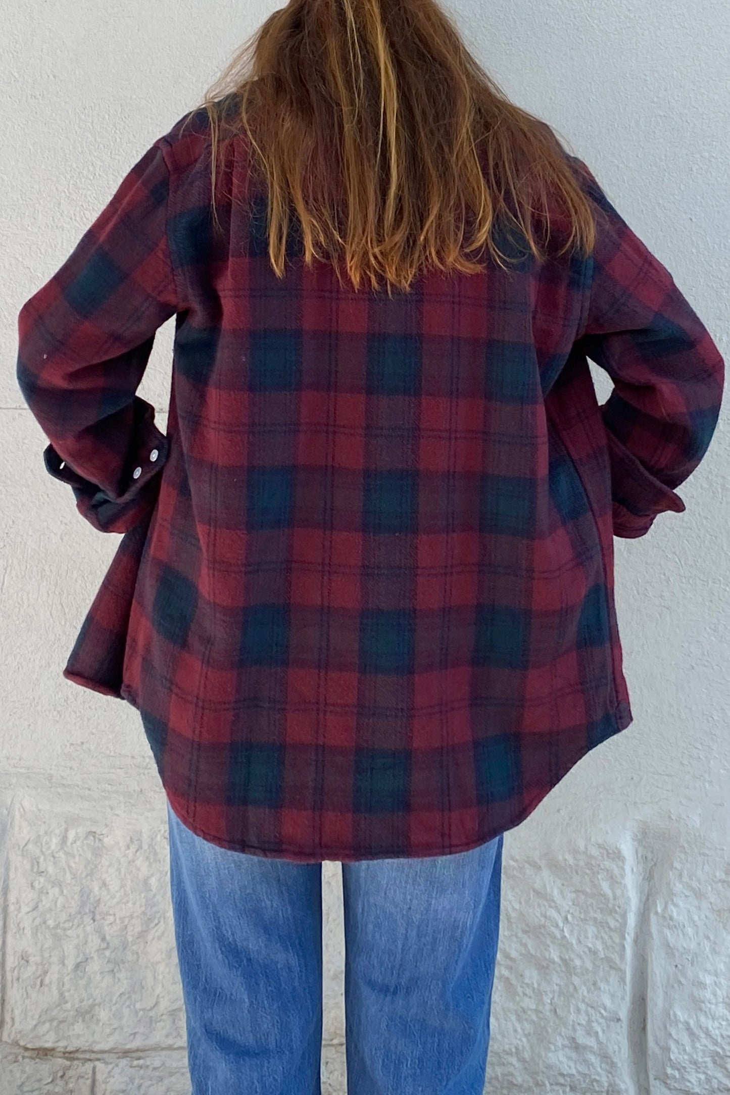 Hartford Camisa de cuadros burdeos