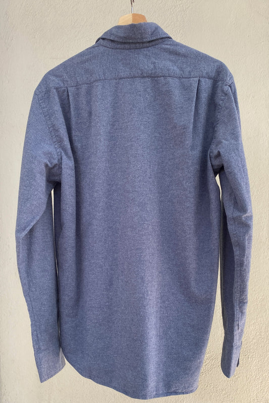 Hartford Camisa azul de franela