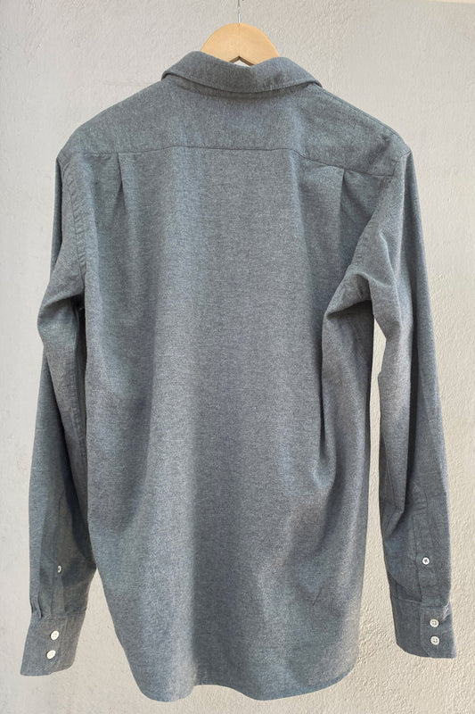 Hartford Camisa verde celadón de franela