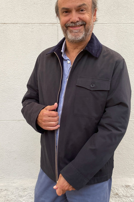 Hartford Chaqueta impermeable multibolsillos