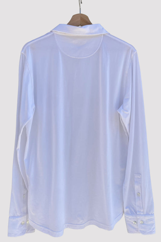 Hartford Camisa blanca de punto de Jersey