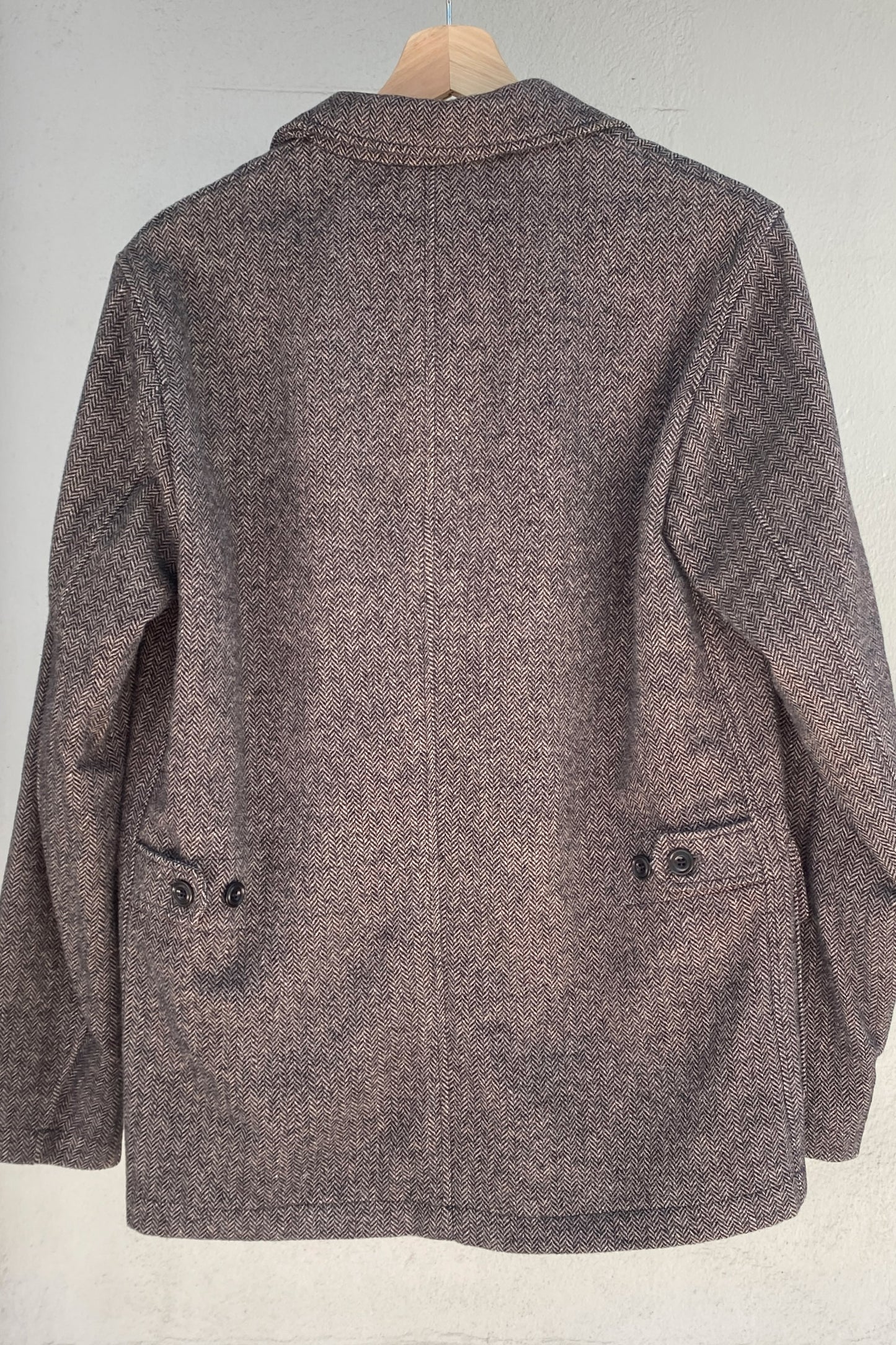 Hartford Chaqueta de espiga de lana