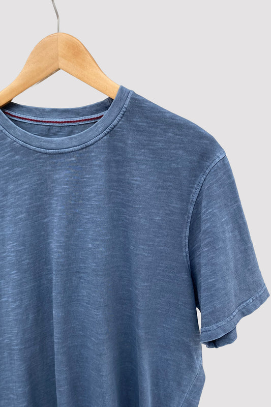 Impure Camiseta básica azul denim