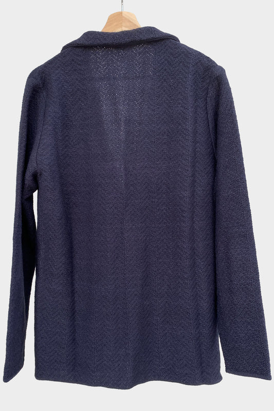 Manuel Ritz cardigan de espiga dark navy