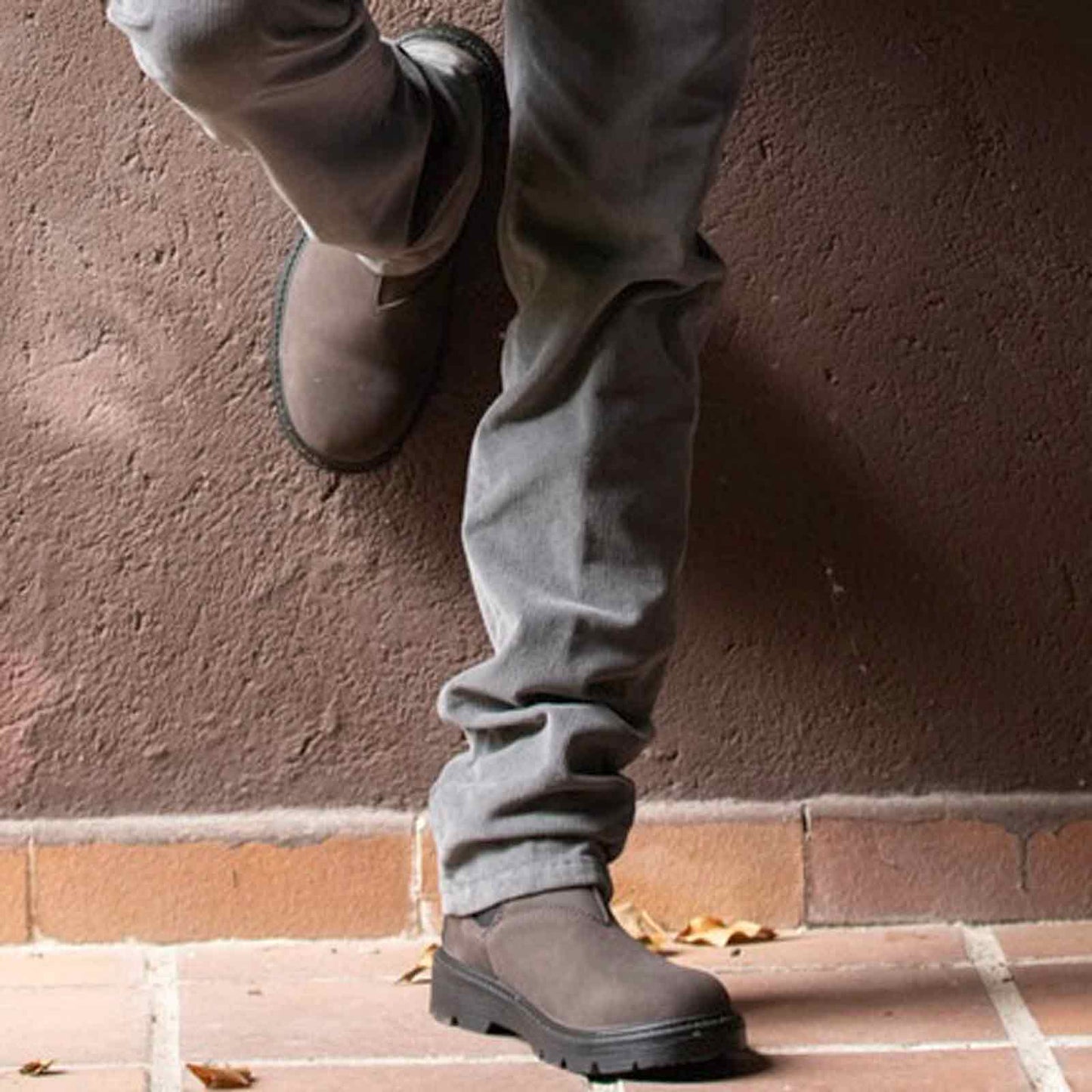Botas estilo Chealsy marrón