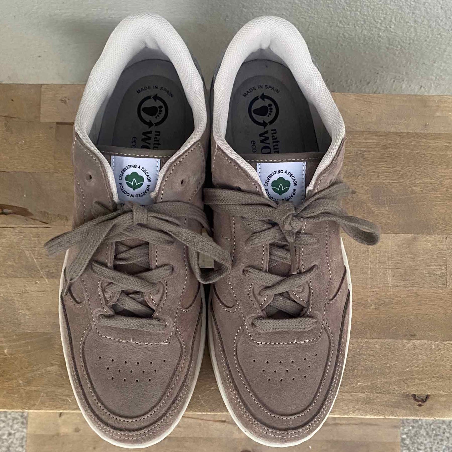 Zapatillas de ante gris