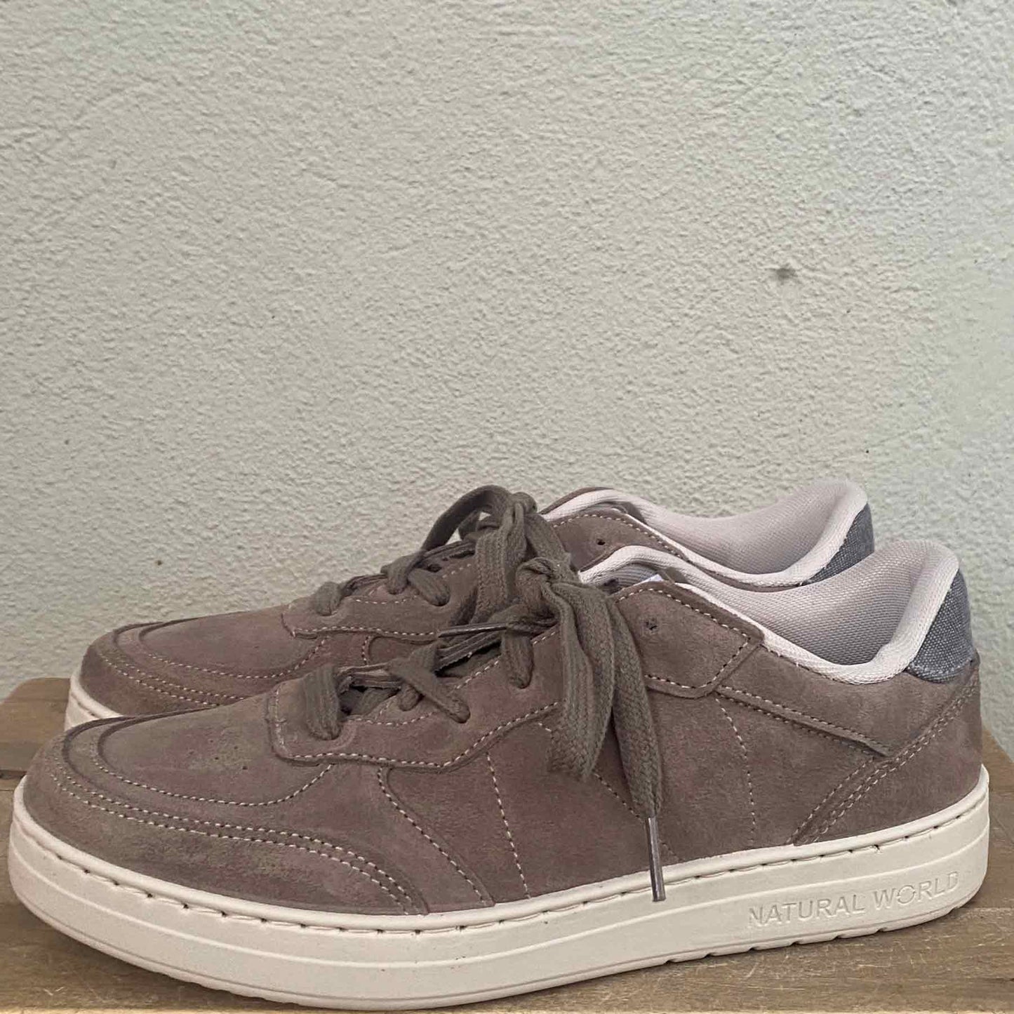 Zapatillas de ante gris