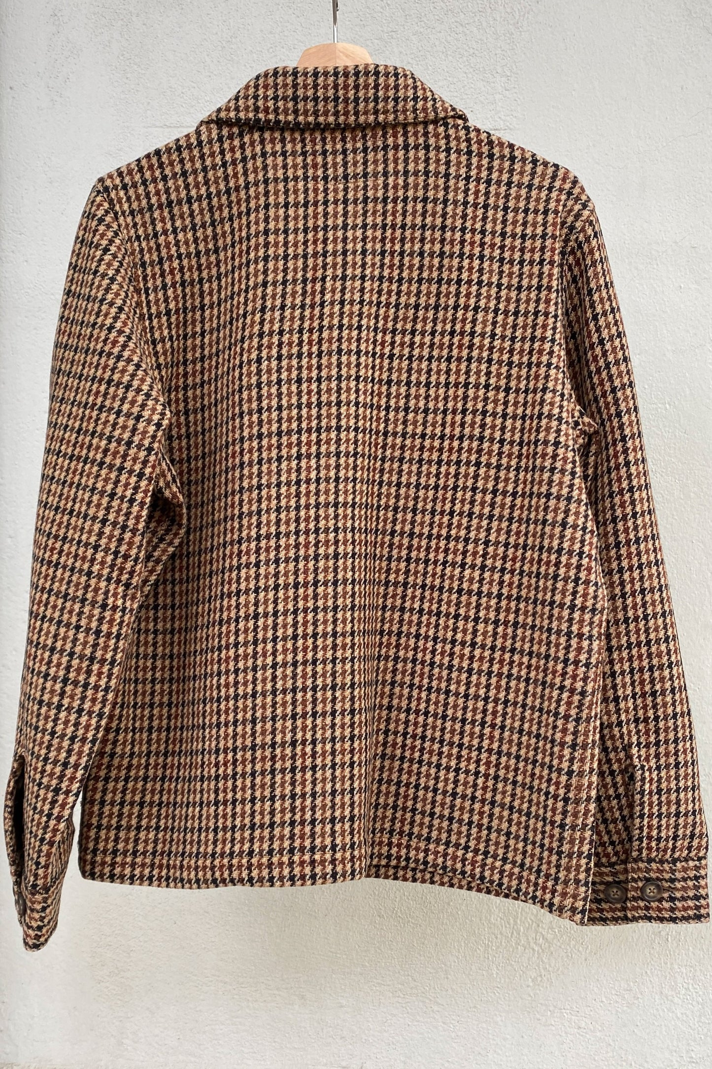 Sebago Sobrecamisa de lana de pata de gallo