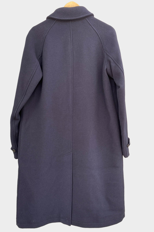 Sebago Abrigo azul oscuro de lana