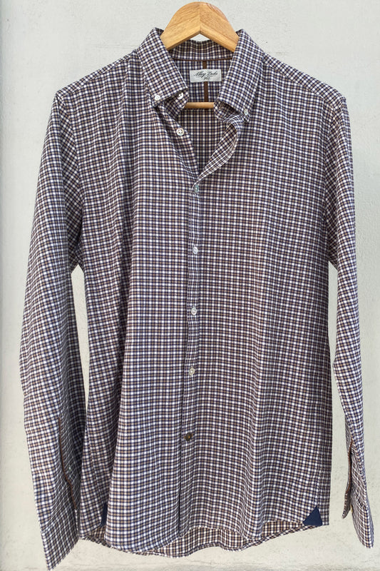 Alley Docks Camisa de franela minicuadros