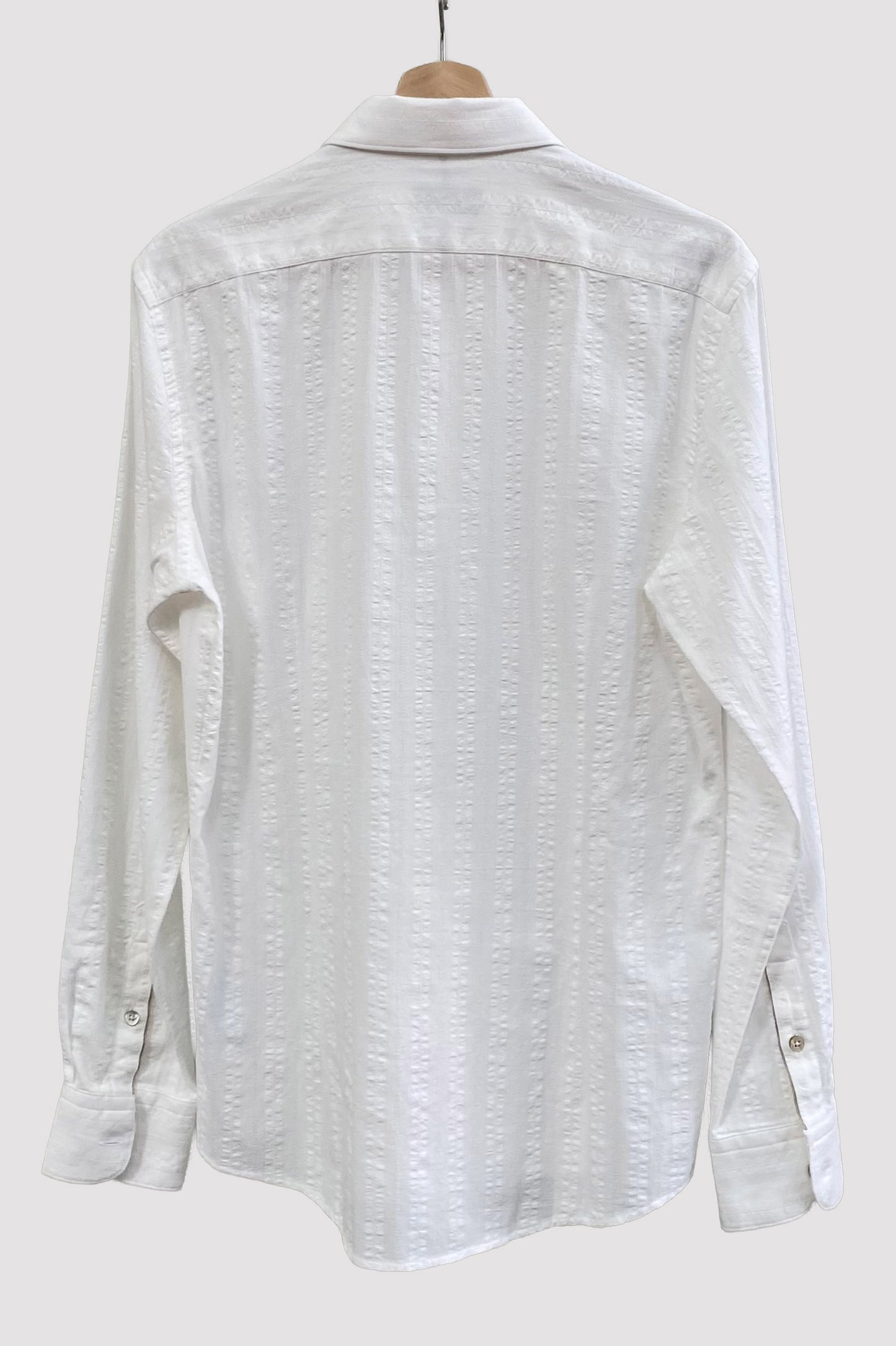 ALLEY DOCKS CAMISA BLANCA ESTILO GUAYABERA