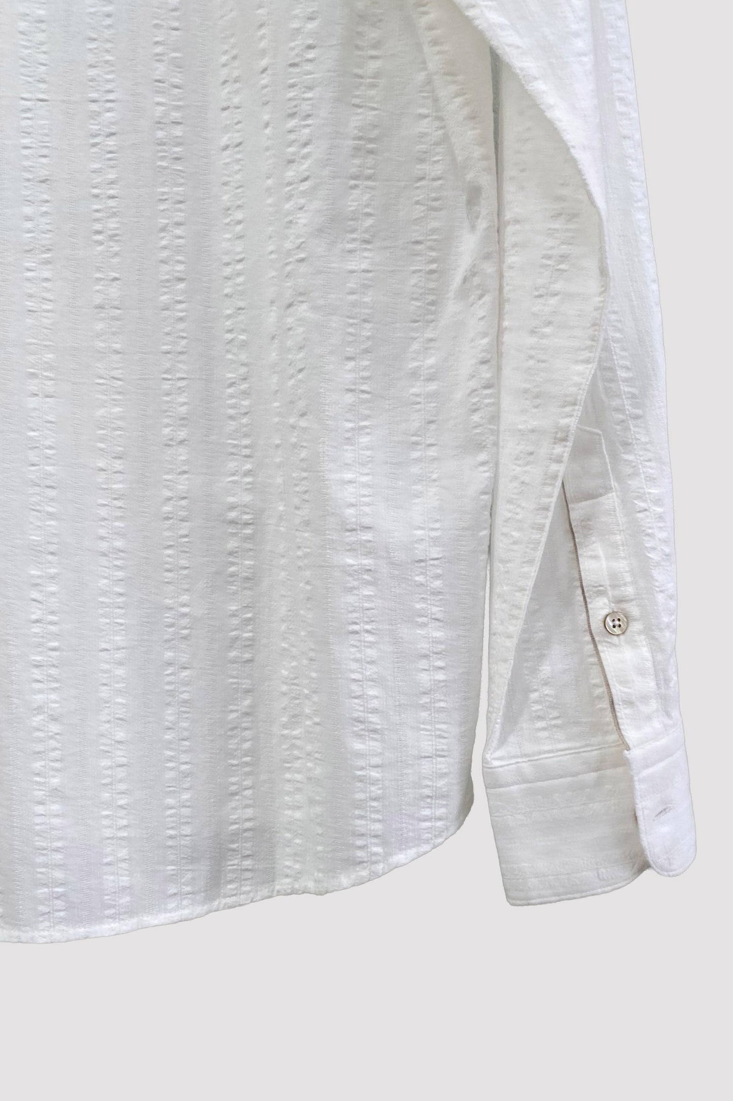 ALLEY DOCKS CAMISA BLANCA ESTILO GUAYABERA