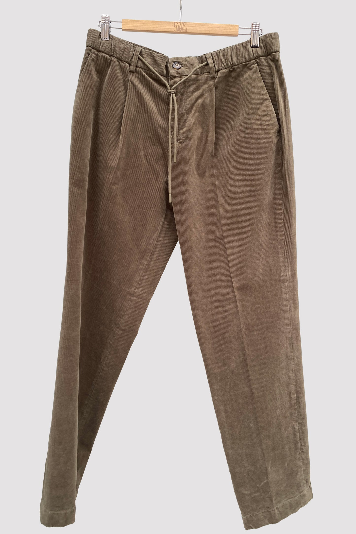 Alley Docks Pantalón aterciopelado verde