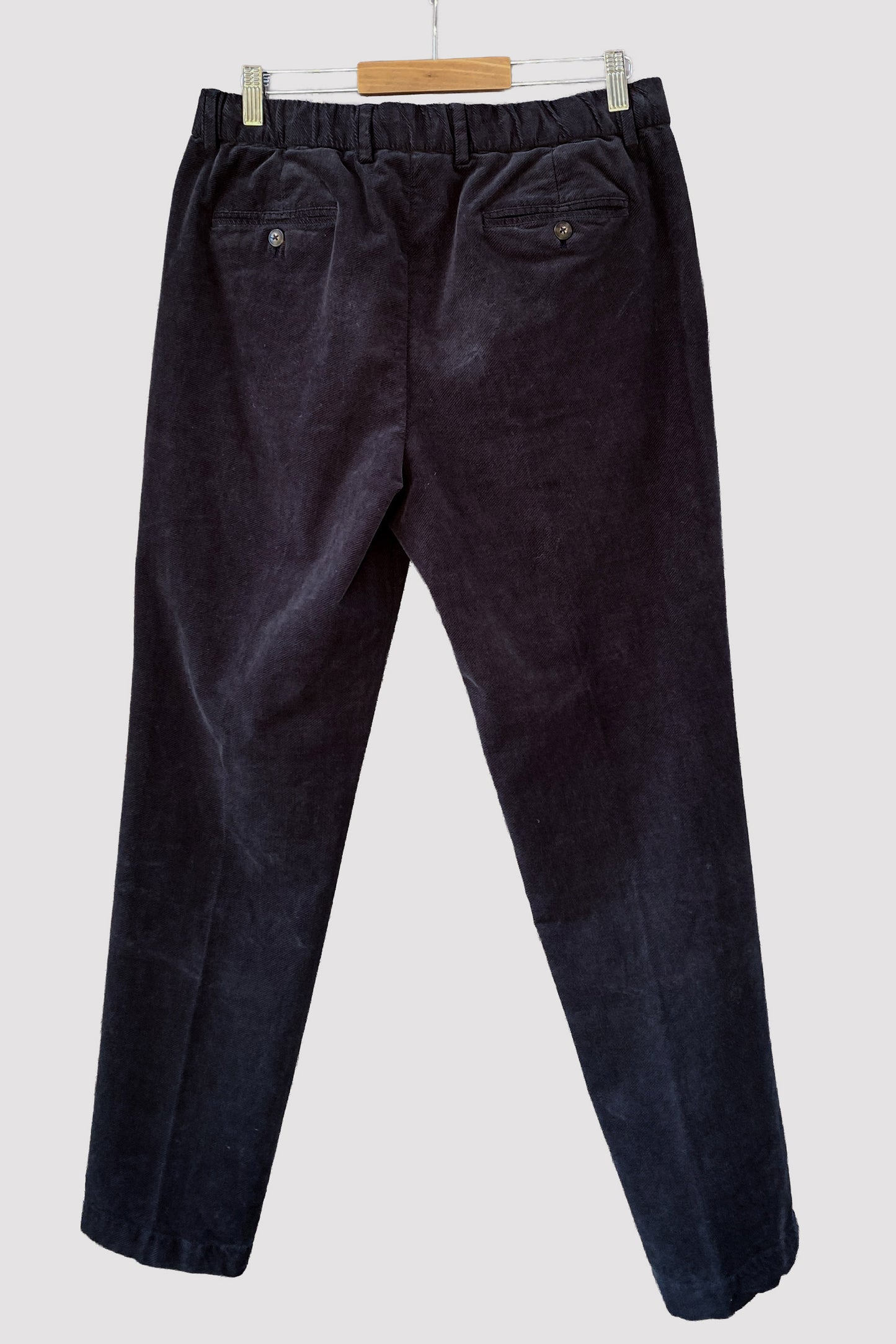 Alley Docks Pantalón aterciopelado navy