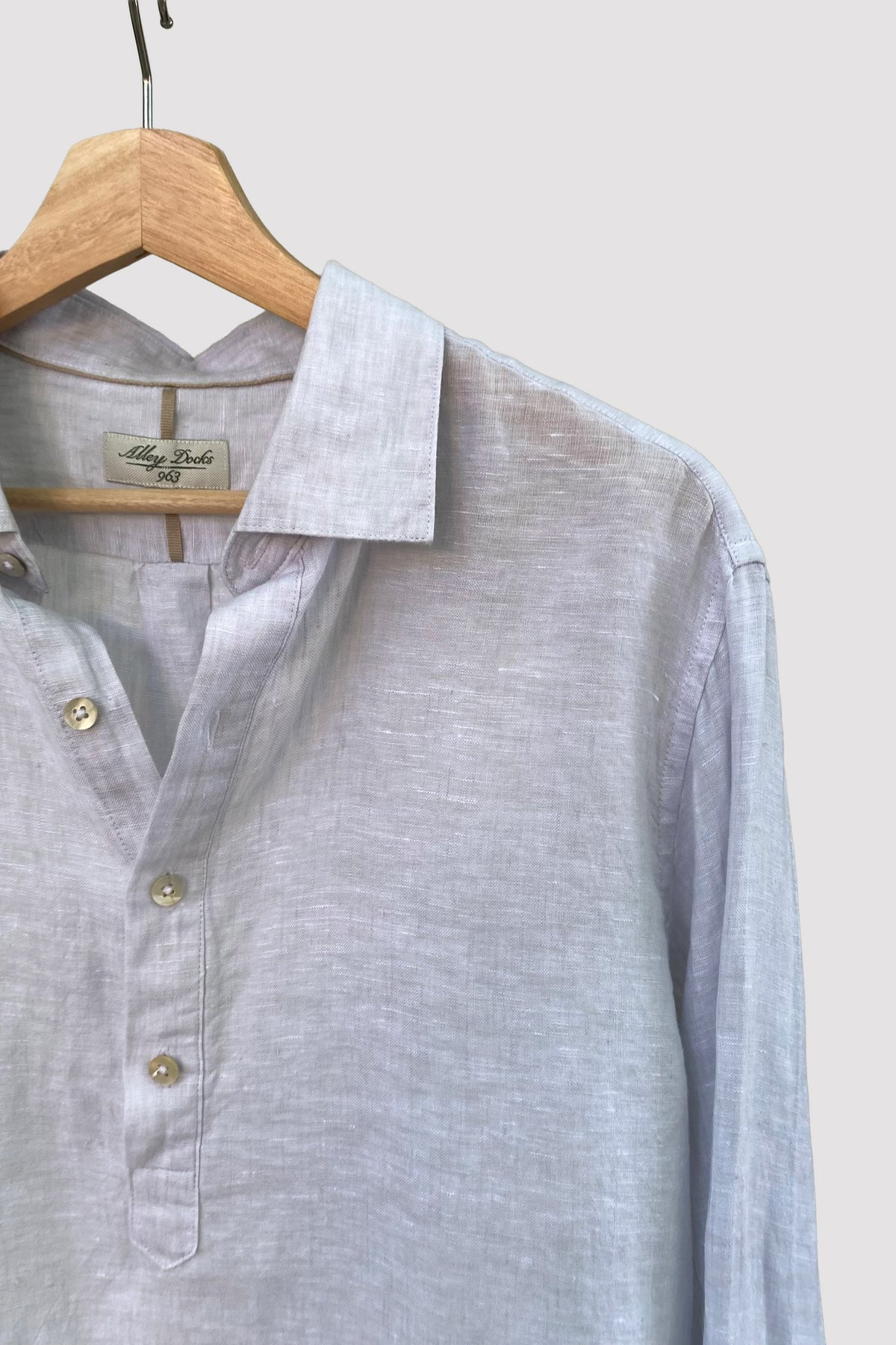 ALLEY DOCKS CAMISA POLERA BLANCO ROTO