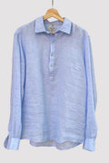 ALLEY DOCKS CAMISA POLERA CELESTE