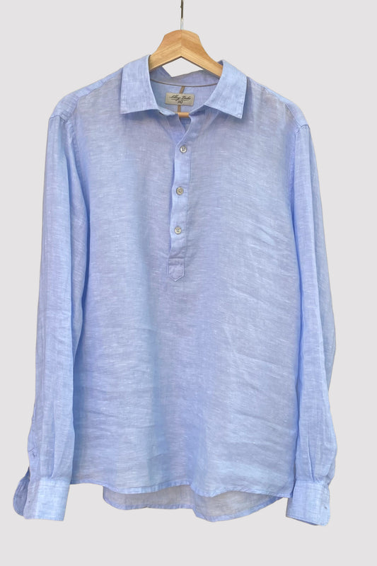 ALLEY DOCKS CAMISA POLERA CELESTE