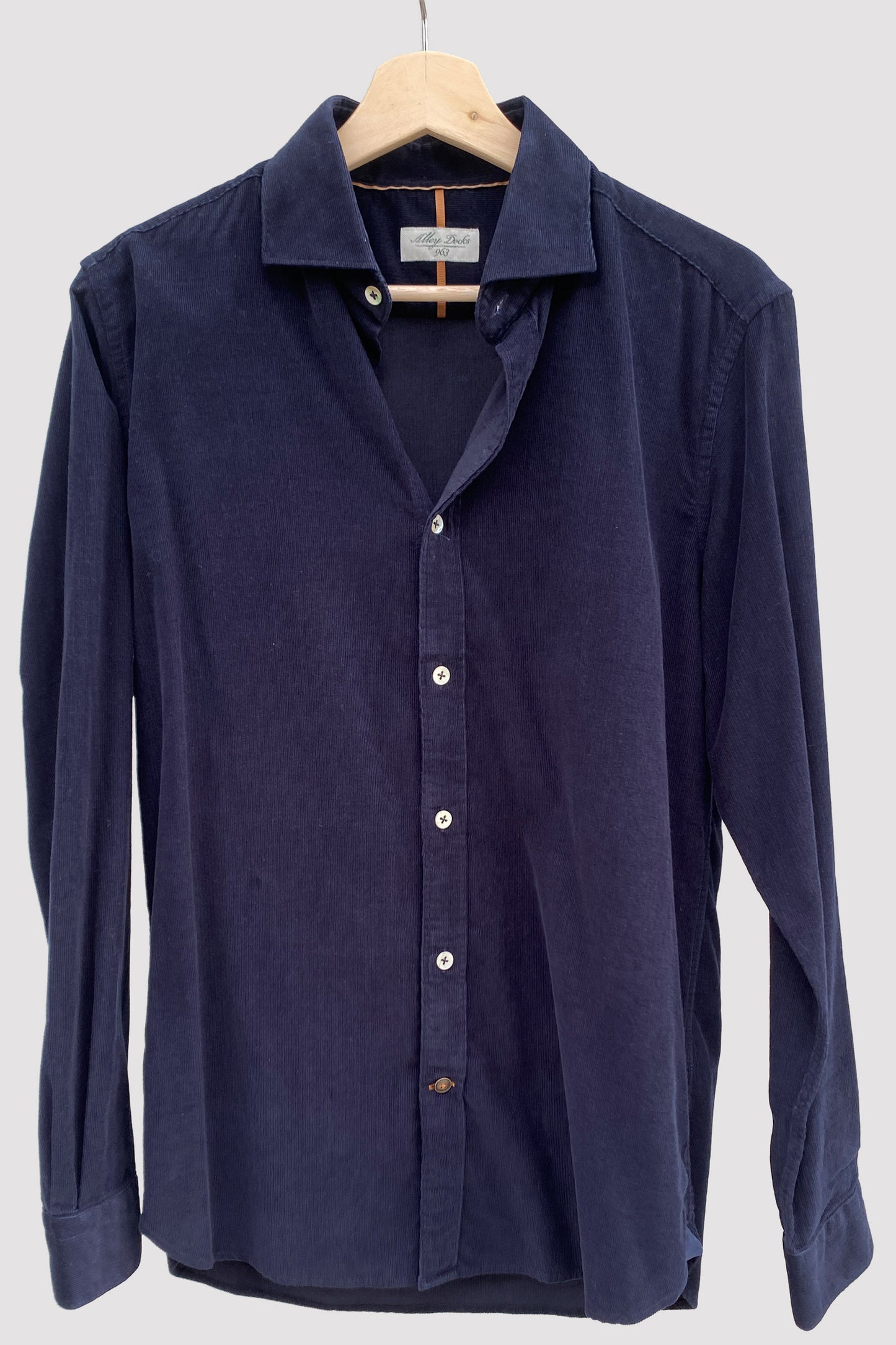 Alley Docks Camisa de micropana dark navy