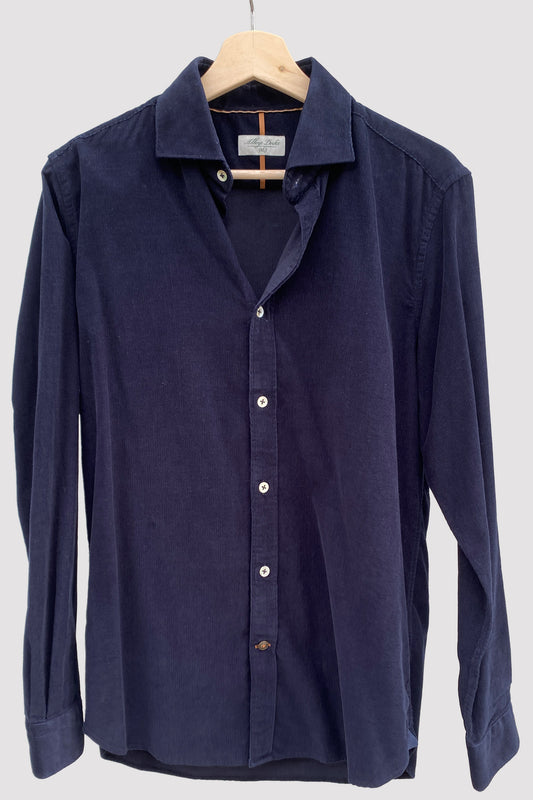 Alley Docks Camisa de micropana dark navy