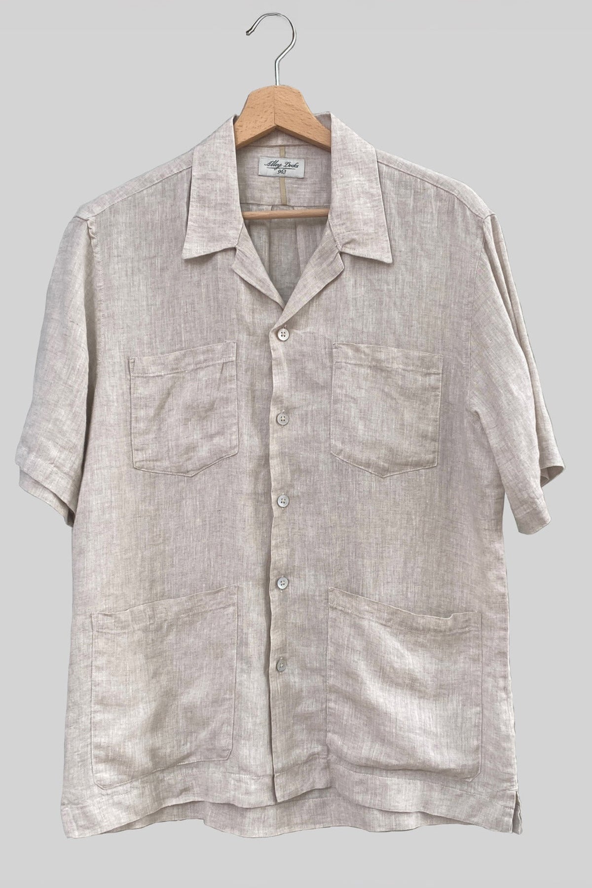 Alley Docksc Camisa de tipo guayabera manga corta