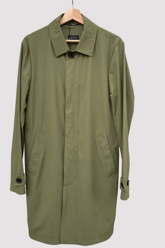 At.p.co Gabardina técnica color verde