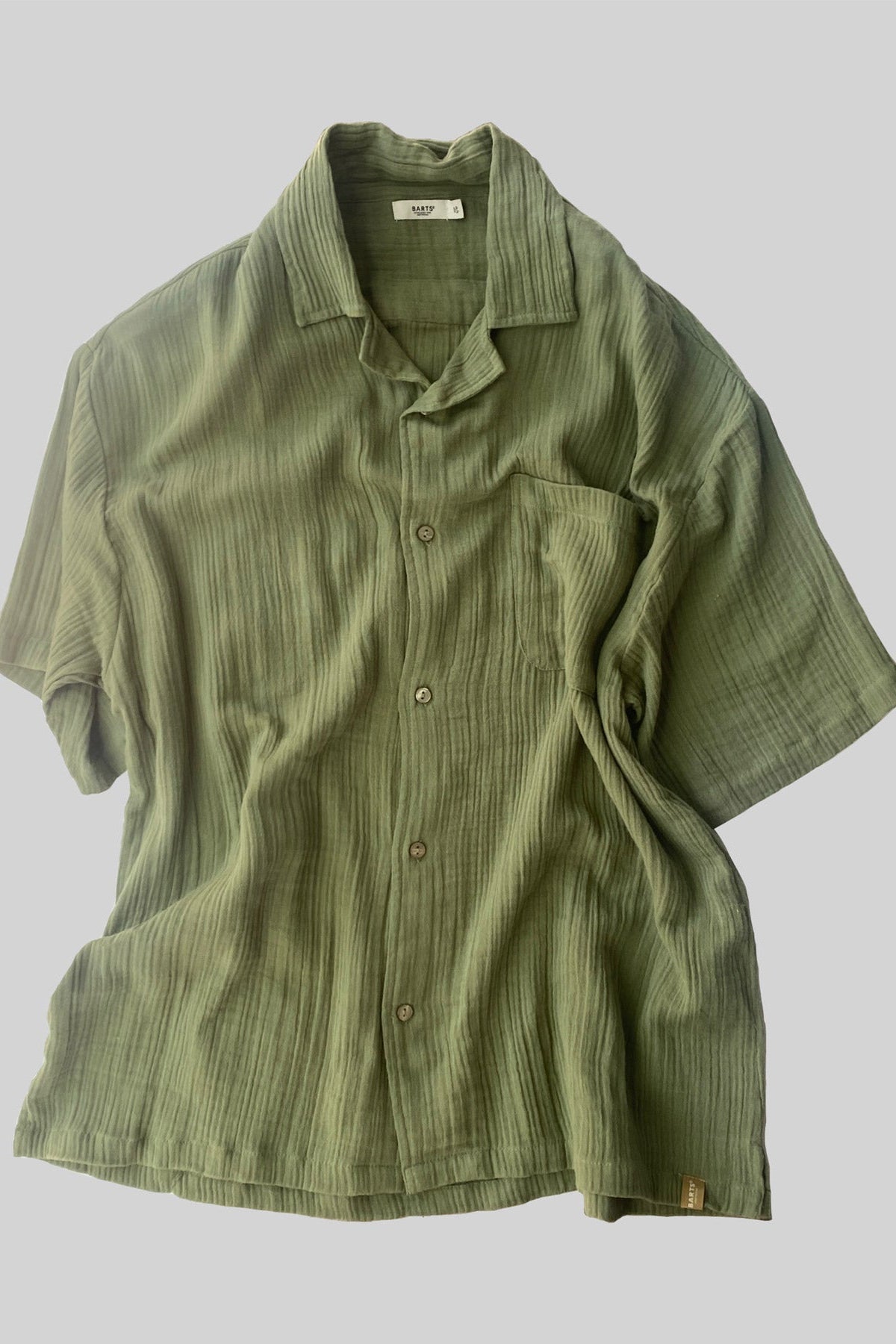 Barts Amsterdam camisa verde de bambula