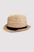 Barts Sombrero Grayden color natural y cinta negra