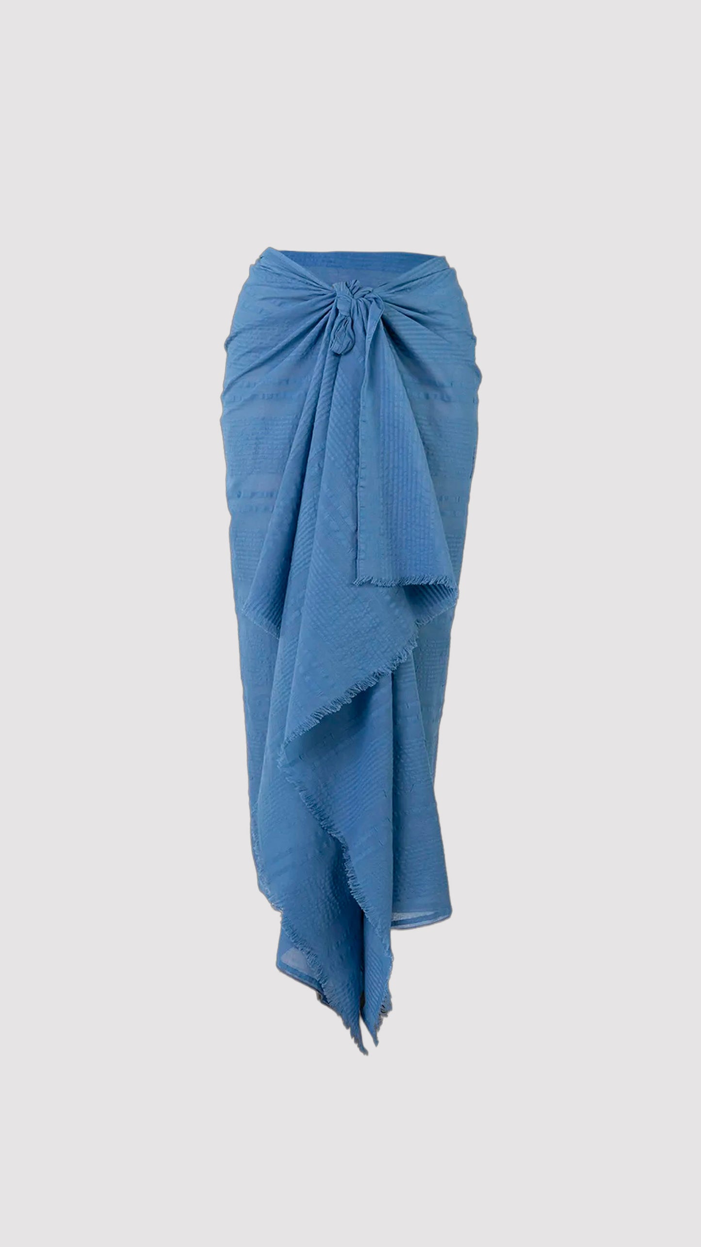 BARTS FULAR PAREO LISO SEERSUCKER DENIM