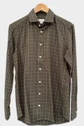 Bastoncino Camisa de verde con dibujo de cuadros