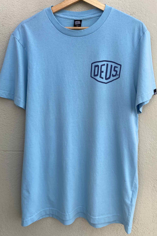 Deus Ex Machina Camiseta Biarritz Address sky blue