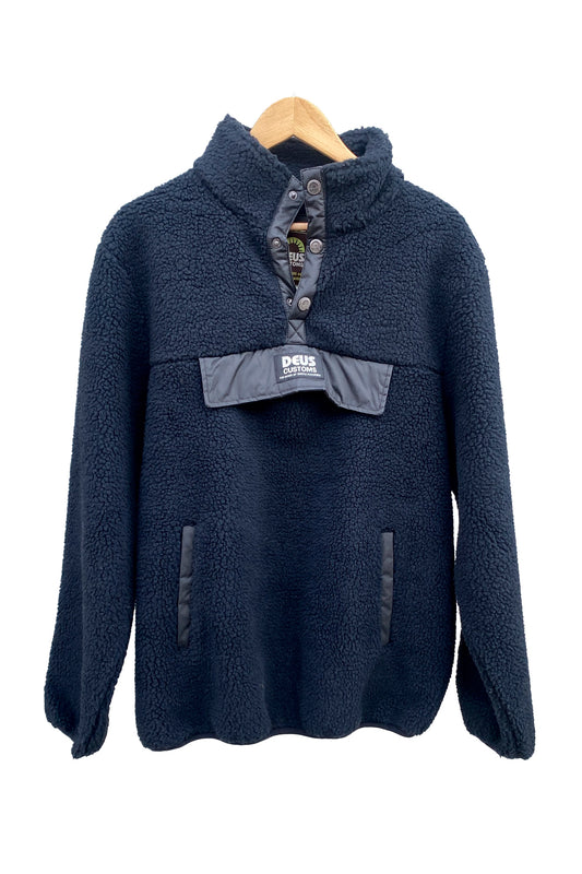 Deus Abrigo Sherpa polar negro