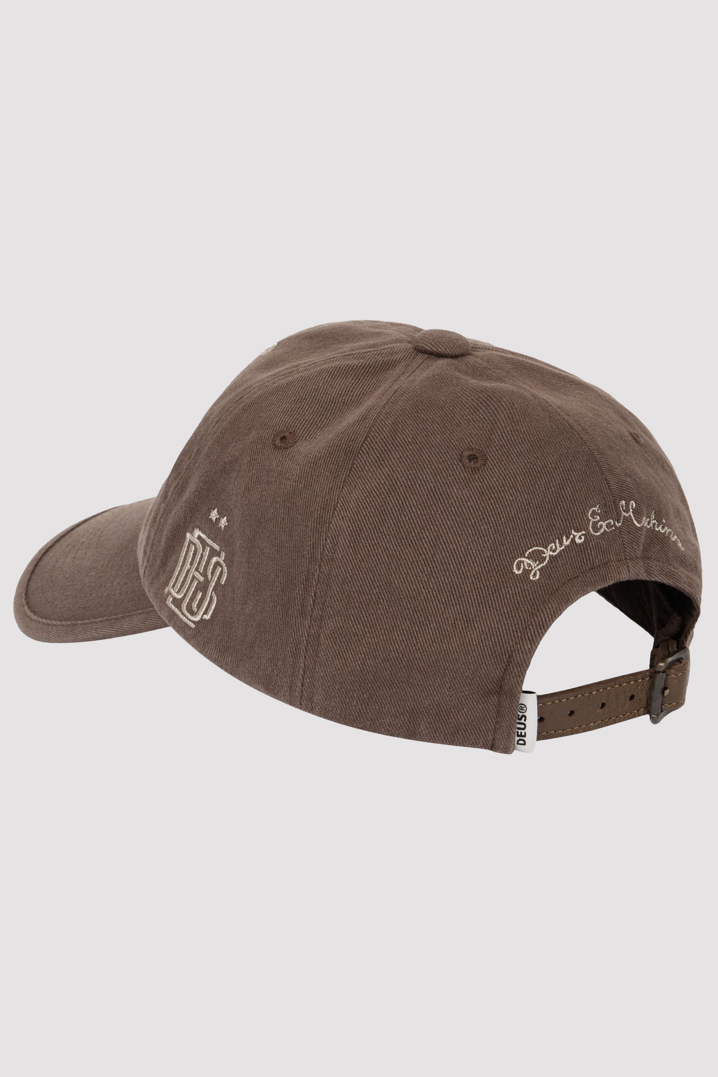 Deus Gorra marrón con la dirección de la dirección de Seul choco