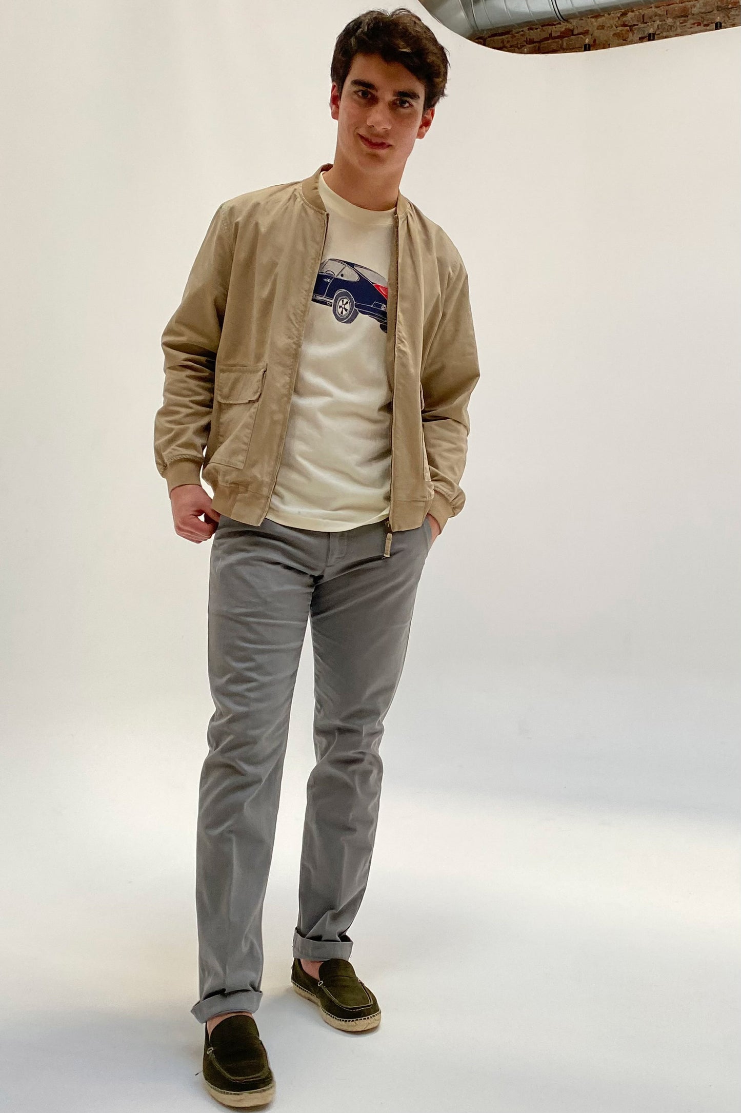 Four.ten Pantalón chino gris