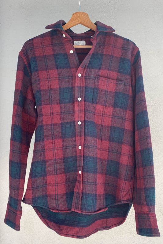 Hartford Camisa de cuadros burdeos