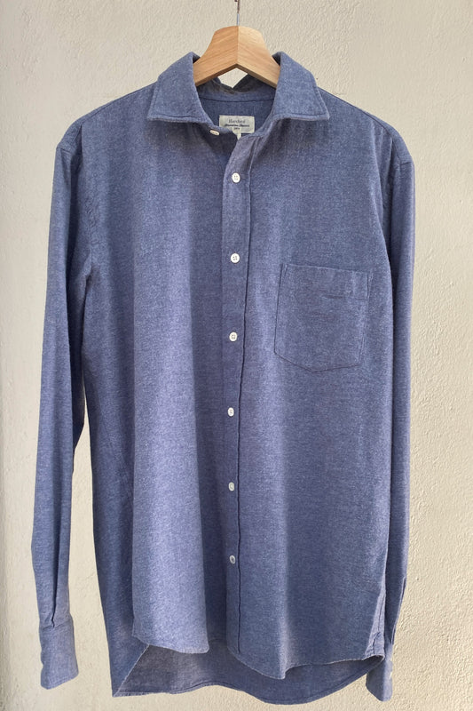 Hartford Camisa azul de franela