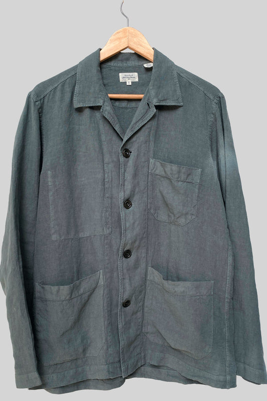 Hartford chaqueta de lino verde oscuro