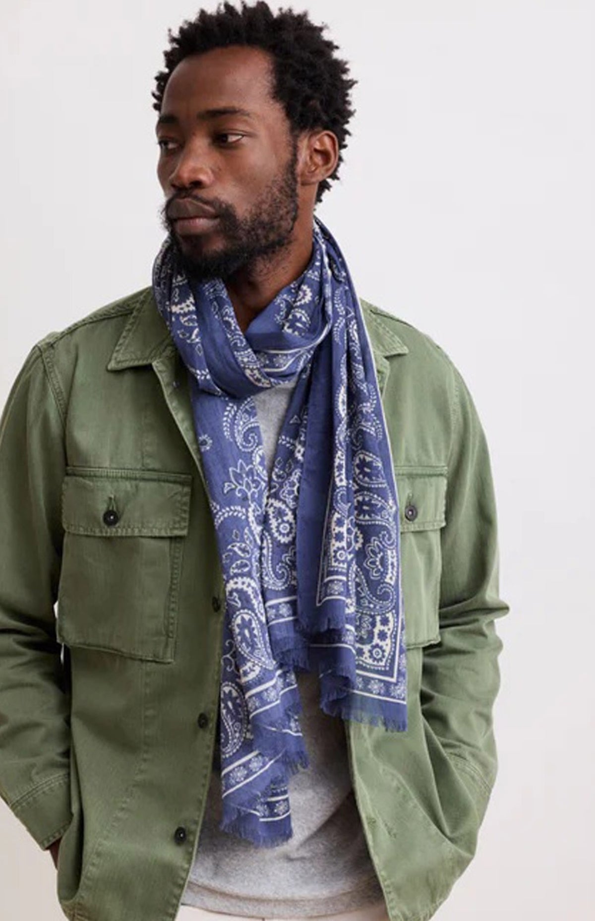 Hartford Bufanda pareo bandana azul