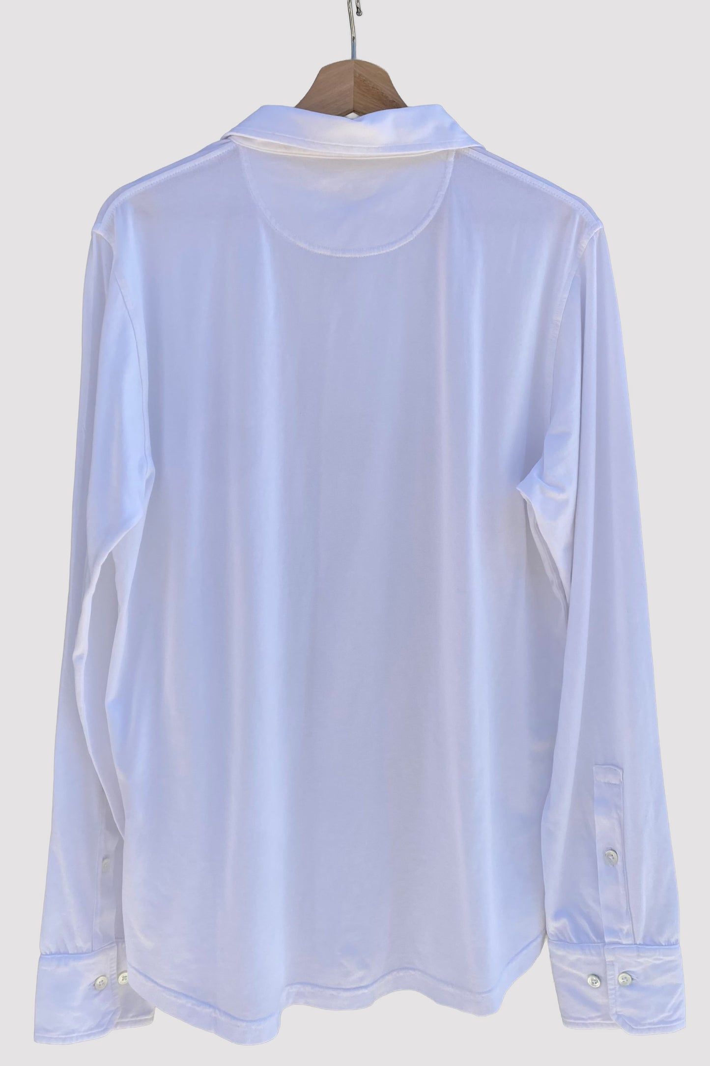 Hartford Camisa blanca de punto de Jersey