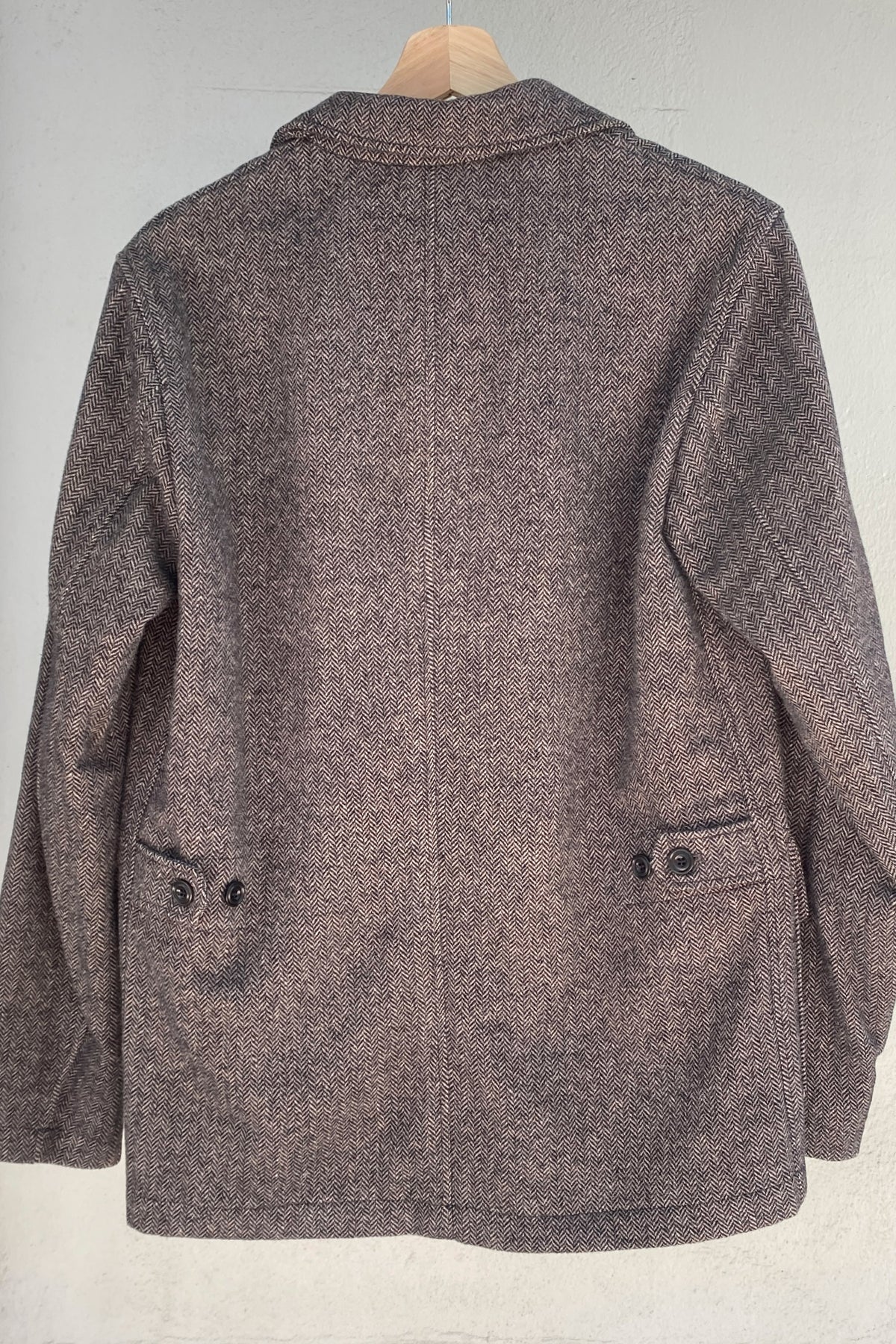 Hartford Chaqueta de espiga de lana