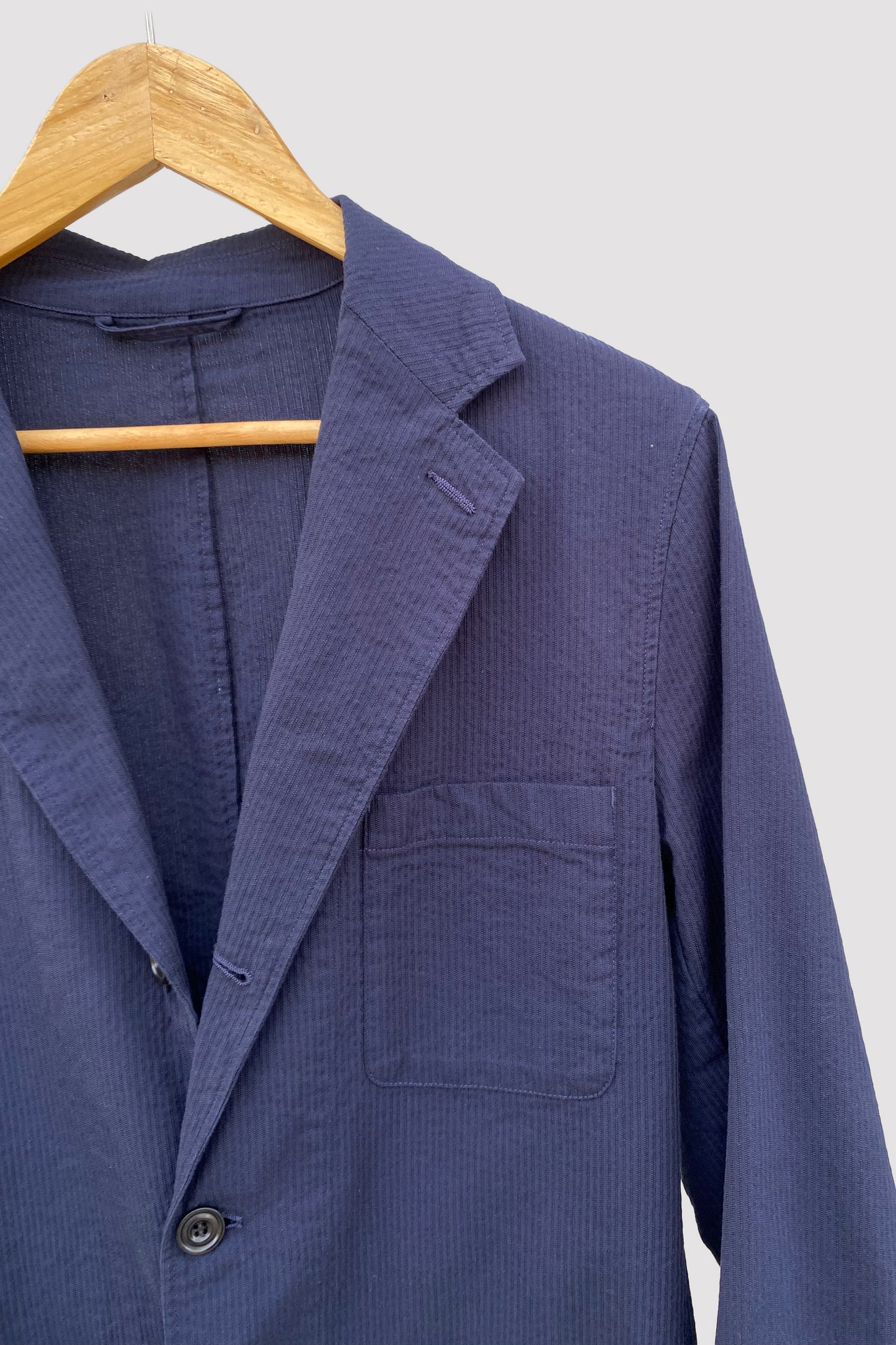 Hartford Blazer seersucker marino oscuro