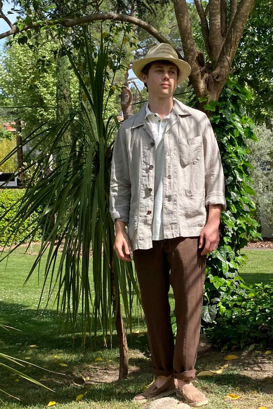 Hartford Chaqueta de lino Perry safari